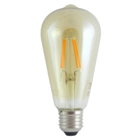 LED žárovka 4W E27 gold decor filament 2000K