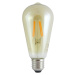 LED žárovka 4W E27 gold decor filament 2000K