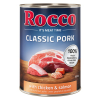 Rocco Classic Pork 24 x 400g - výhodné balení - kuřecí a losos