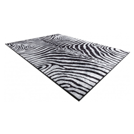 Kusový koberec Miro 51331.803 Zebra black / white 160x220 cm