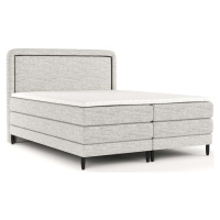 Světle šedá boxspring postel 180x200 cm Dove – Maison de Rêve