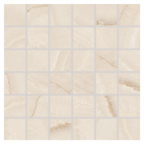 Mozaika Rako Onyx tmavě béžová 30x30 cm mat DDM06835.1