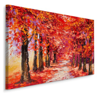 Plátno Podzimní Les V Teplých Barvách Varianta: 30x20