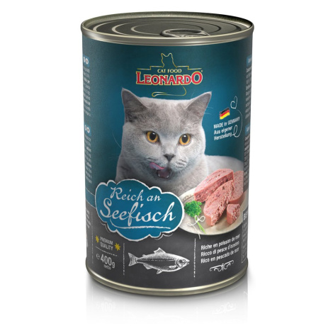 Leonardo Premium – s velkým množstvím mořských ryb 24 × 400 g