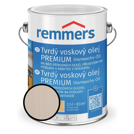 Olej tvrdý voskový Remmers Premium 0668 intens. bílá 0,75 l