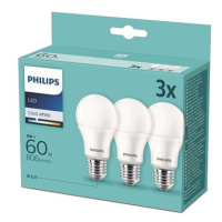 Philips LED 9-60W, E27 4000K, 3ks
