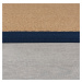 Flair Rugs koberce Kusový koberec Herringbone Border Kira Navy - 120x170 cm