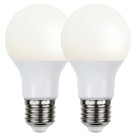 Sada 2 ks LED žárovka E27 40W Star Trading Opaque Basic - bílá
