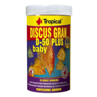 Tropical Discus Gran D-50 Plus Baby 100ml/52g granulované krmivo pro terčovce