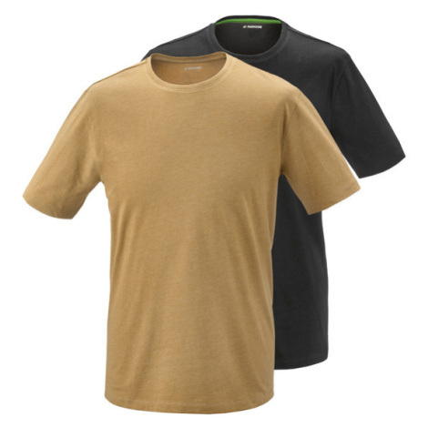 PARKSIDE® Pánské triko, 2 kusy (M (48/50), černá/béžová)