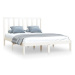 Rám postele bílý masivní borovice 120 × 200 cm, 3105156