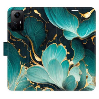 iSaprio flip pouzdro Blue Flowers 02 pro Xiaomi Redmi Note 12S