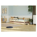 Benlemi Dřevěná jednolůžková postel FENCE 4v1 se zábranou a přistýlkou Zvolte barvu: Světle modr