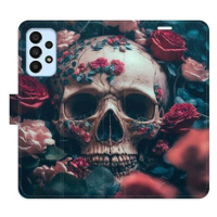 iSaprio flip pouzdro Skull in Roses 02 pro Samsung Galaxy A33 5G