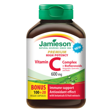 Jamieson Vitamín C Premium 600mg S Bioflav.cps.120