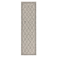 Flair Rugs koberce Ručně tkaný běhoun Minerals Diamond Grey - 60x230 cm