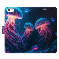 iSaprio flip pouzdro Jellyfish pro iPhone 5/5S/SE