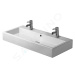 DURAVIT Vero Dvojumyvadlo nábytkové 1000x470 mm, s přepadem, 2 otvory pro baterie, bílá 04541000