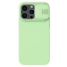 Nillkin CamShield Silky silikonové pouzdro na iPhone 14 PRO MAX 6.7" Mint green