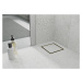 MEXEN Plochá podlahová vpusť čtverec 12x12 cm zlato 1510012