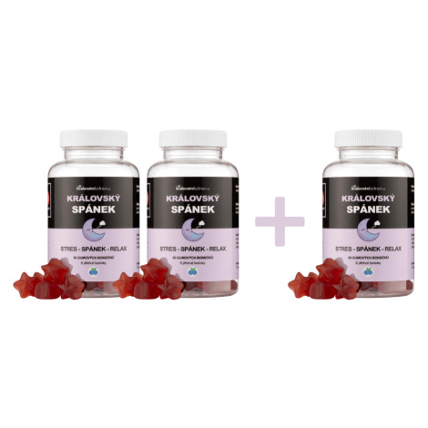 Království zdraví 2+1 ZDARMA Královský želé pro podporu hlubokého spánku, 3x60 gumových bonbónů