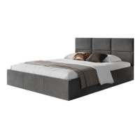 Čalouněná postel PORTO rozměr 120x200 cm Tmavě šedá