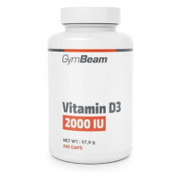 GymBeam Vitamín D3 2000 IU 240 kapslí