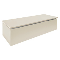 Koupelnová skříňka s krycí deskou SAT Feel 120x30x46 cm pískově béžová mat SATFEEL2120BED