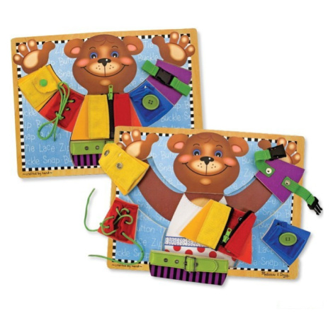 Puzzle motorické - Dovednosti s oblékacím medvědem (M&D) Melissa & Doug