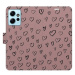 iSaprio Flip pouzdro Heart Dark 02 pro Xiaomi Redmi Note 12 5G