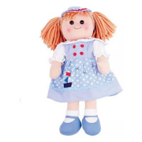 Bigjigs Toys Látková panenka Louise 38 cm