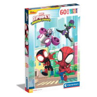 Clementoni - Puzzle Maxi 60 Marvel: Spidey a jeho úžasní přátelé