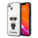 Karl Lagerfeld KLHCP13SHIKCK hard silikonové pouzdro iPhone 13 Mini 5.4" transparent Ikonik Karl