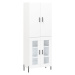 vidaXL Skříň highboard bílá 69,5 x 34 x 180 cm kompozitní dřevo