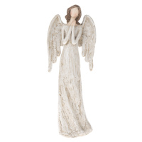 Vánoční dekorace Modlící anděl, 30,5 x 12 x 6 cm, polyresin