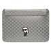 Pouzdro Karl Lagerfeld Sleeve KLCS14SAKHPKG 14" silver Saffiano Monogram Ikonik (KLCS14SAKHPKG)