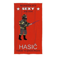 Impar osuška 70 × 140 cm Sexy hasič