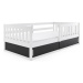 Dětská postel SMART 80x160 cm Borovice - bílá