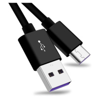 PremiumCord Kabel USB 3.1 C/M - USB 2.0 A/M, Super fast charging 5A, černý, 2m