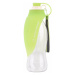 Vsepropejska Portable cestovní láhev pro psa se silikonovou miskou 580 ml Barva: Zelená
