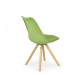Jídelní židle H201, zelená