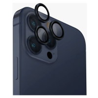 UNIQ OPTIX Aluminium Camera Lens Protector iPhone 15 Pro Max tmavě modrá