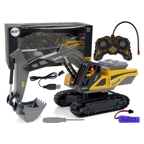 mamido  Pásový bagr na dálkové ovládání 2,4 GHz žlutý RC