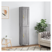 vidaXL Skříň highboard šedá sonoma 34,5 x 34 x 180 cm kompozitní dřevo