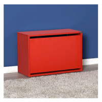 Adore Furniture Botník 42x60 cm červená