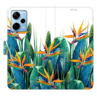 iSaprio flip pouzdro Exotic Flowers 02 pro Xiaomi Redmi Note 12 Pro+ 5G