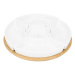 Servírovací talíř | FINCAN | s bílými miskami a otočným podnosem | 30 CM | 984727 Homla