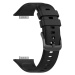 Silikonový řemínek FIXED Silicone Strap pro Huawei Watch FIT2, černá