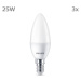 Philips Philips LED svíčka E14 2,8W 250lm 2 700K matná 3ks