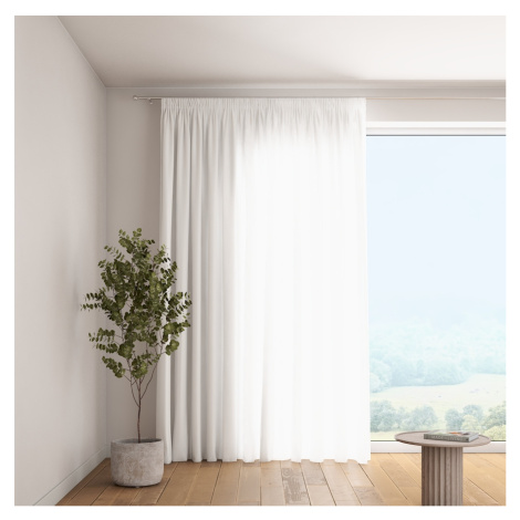 Dekoria Závěs s řasící páskou, průsvitná ecru, Romantica, 174-93